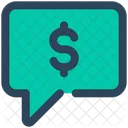 Dollar chat  Icon