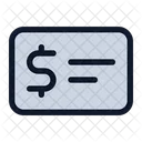 Co Dollar Cheque Icon