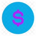 Cercle Du Dollar Icon