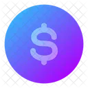 Dollar Circle Dollar Money Icon