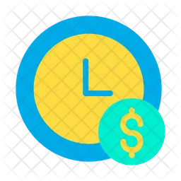 Dollar Clock  Icon