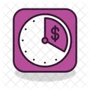 Dollar Clock Dollar Clock Icon