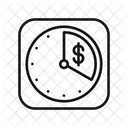 Dollar Clock  Symbol