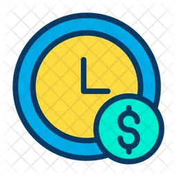 Dollar Clock  Icon