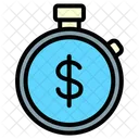 Dollar clock  Icon