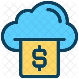 Dollar Cloud  Icon