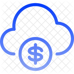 Dollar Cloud  Icon