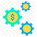 Dollar cog  Icon