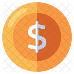 Dollar Coin  Icon