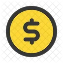 Dollar Coin Currency Cash Icon