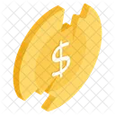 Dollar Coin Currency Money Icon
