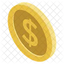 Dollar Coin Coin Money Coin Icon
