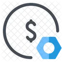 Dollar Coin Settings Payment Icon