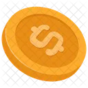 Dollar Coin Gold Coin Silver Dollar Icon