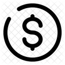 Dollar Minimalistic Icon