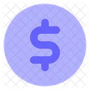 Dollar Coin  Icon