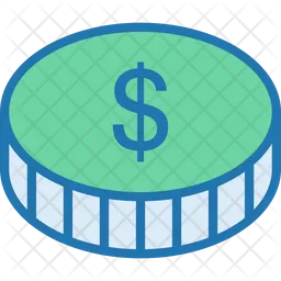 Dollar Coin  Icon