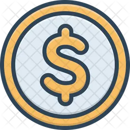 Dollar Coin  Icon