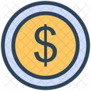 Seo Dollar Coin Icon