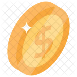 Dollar Coin  Icon