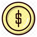 Dollar Coin Coin Money Icon