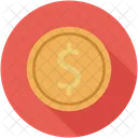 Dollar Coin Bitcoin Icon