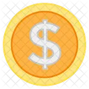 Dollar Coin Cash Money Icon
