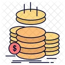 Coins Finance Gold Icon