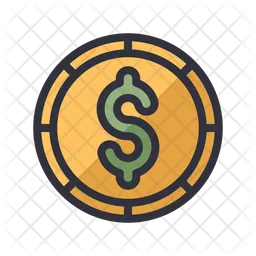 Dollar coin  Icon