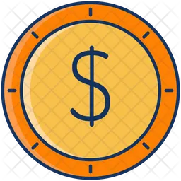 Dollar coin  Icon