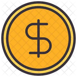 Dollar Coin  Icon