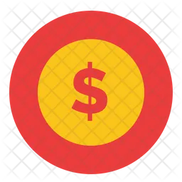 Dollar Coin  Icon