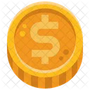 Dollar Coin Money Currency Icon