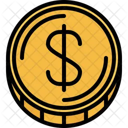 Dollar Coin  Icon