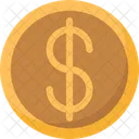 Dollar Coin  Icon