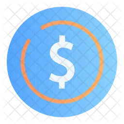 Dollar Coin  Icon