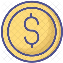 Dollar Coin  Icon