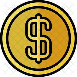 Dollar Coin  Icon