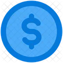 Dollar Coin Investment Icon