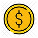 Dollar Coin  Icon