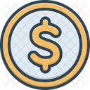 Dollar Coin  Icon