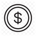 Dollar Coin  Icon