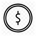 Dollar Coin  Icon