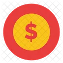 Dollar Coin  Icon