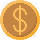 Dollar Coin  Icon