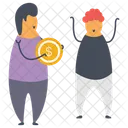 Dollar Coin Profit Bonus Icon