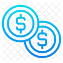 Dollar Coin  Icon