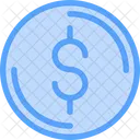 Dollar Coin  Icon