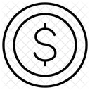 Dollar Coin  Icon