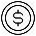 Dollar coin  Icon